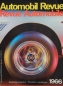 Preview: "Automobil Revue 66" Automobile-Yearbook 1966 (6965)